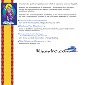 Tablet Screenshot of khandro.com